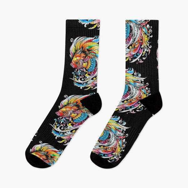 Item preview, Beautiful fish with waves of color. designed and sold by liana campbell.