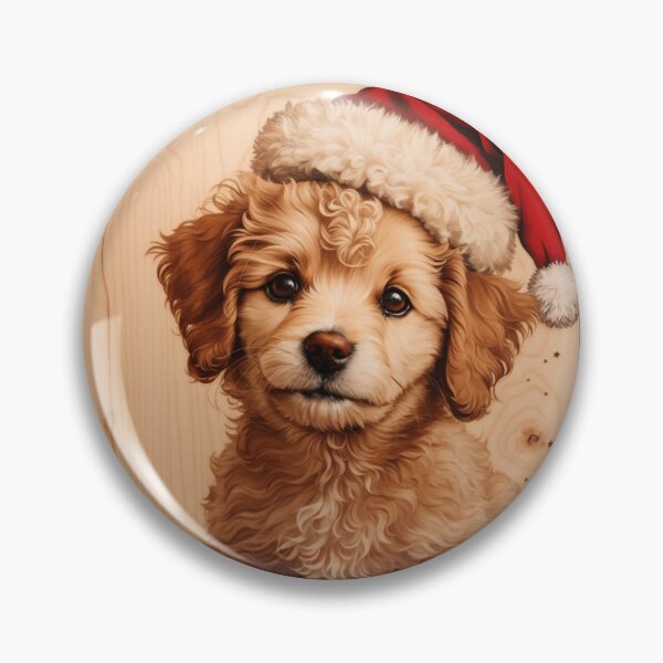 Item preview, Christmas with Poodle: The Elegant Beauty of Wood (Pyro Pets Art - 204) designed and sold by pyropetsart.