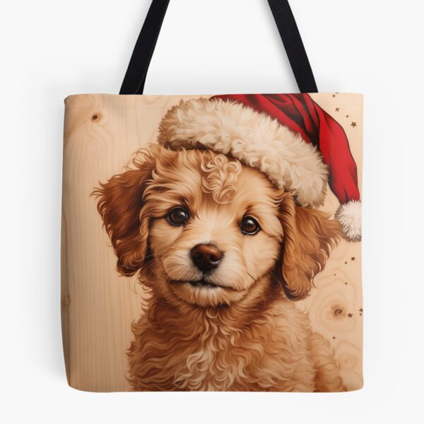 Item preview, Christmas with Poodle: The Elegant Beauty of Wood (Pyro Pets Art - 204) designed and sold by pyropetsart.