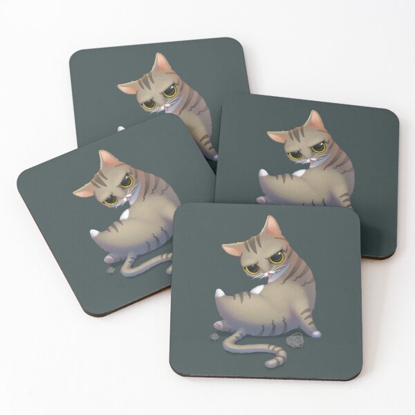 Item preview, mischievous cat designed and sold by poopfox.