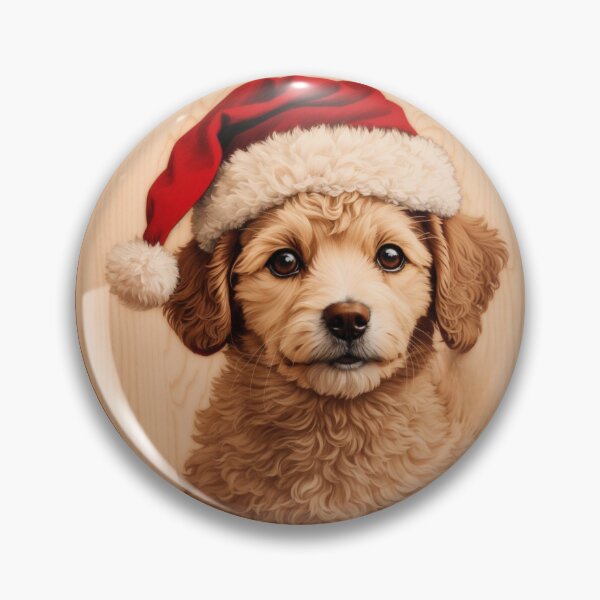 Item preview, Christmas with Poodle: The Elegant Beauty of Wood (Pyro Pets Art - 205) designed and sold by pyropetsart.