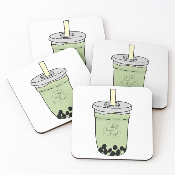 Item preview, Matcha Branded Boba Tea designed and sold by Chamindas Crazy Crafts.