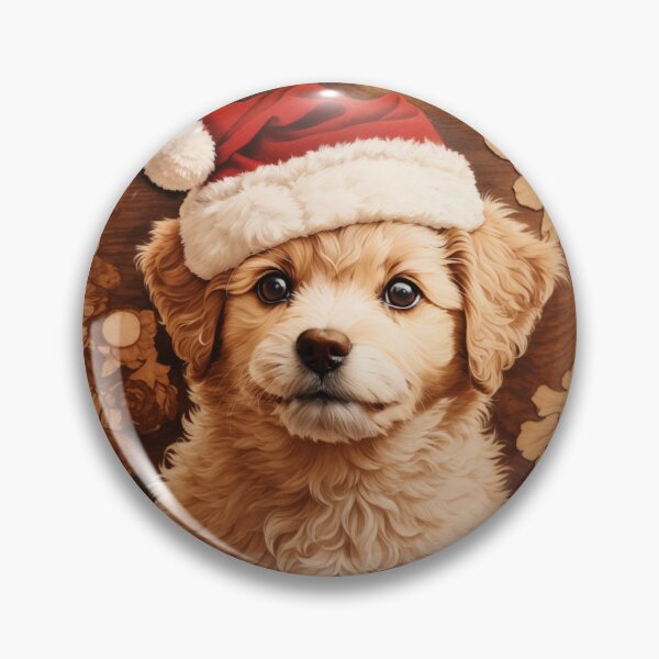 Item preview, Christmas with Poodle: The Elegant Beauty of Wood (Pyro Pets Art - 206) designed and sold by pyropetsart.