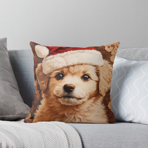 Item preview, Christmas with Poodle: The Elegant Beauty of Wood (Pyro Pets Art - 206) designed and sold by pyropetsart.