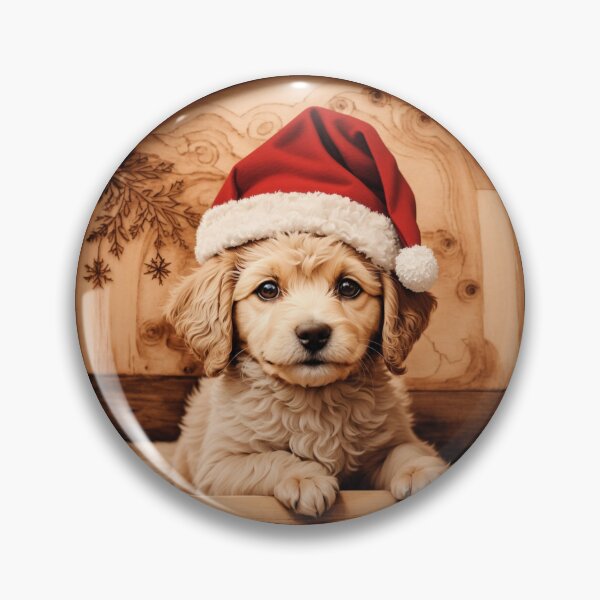 Item preview, Christmas with Poodle: The Elegant Beauty of Wood (Pyro Pets Art - 207) designed and sold by pyropetsart.