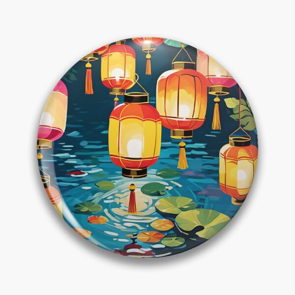 Item preview, JAPANESE FLOATING LANTERNS designed and sold by PIGCASSOSAIART.