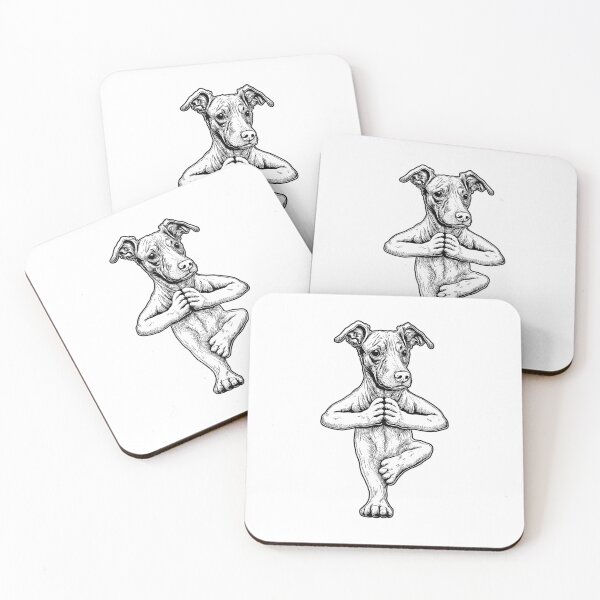 Item preview, Italian Greyhound Yoga Dog Puppy Funny Dogs Tree Pose Asana designed and sold by GrandeDuc.