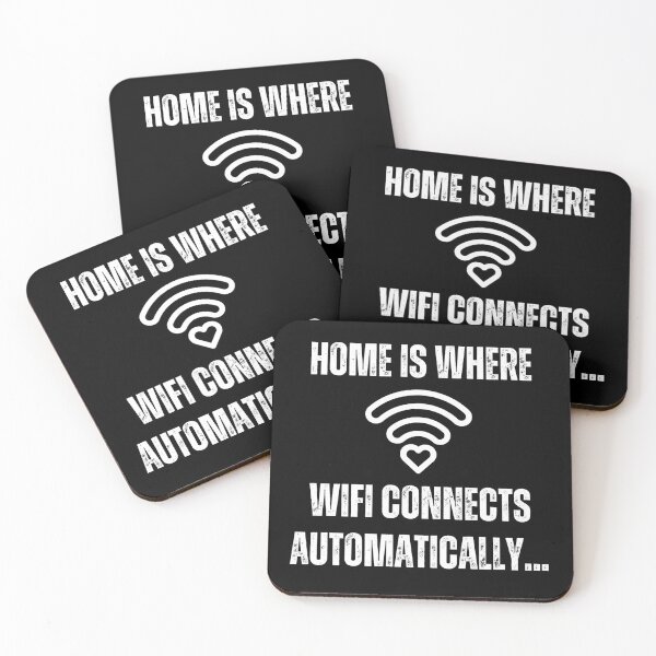 Item preview, Home is where wifi connects automatically | Home Sweet Home designed and sold by PurpleWay.