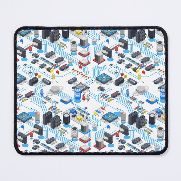 Item preview, Tech Harmony board Electronics pattern designed and sold by Dreamforia.