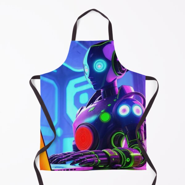 Item preview, AI Robot On a Laptop designed and sold by TheDarkWardrobe.