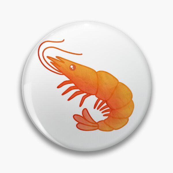 Item preview, Shrimp seafood hand drawn illustration designed and sold by Anngozza2.