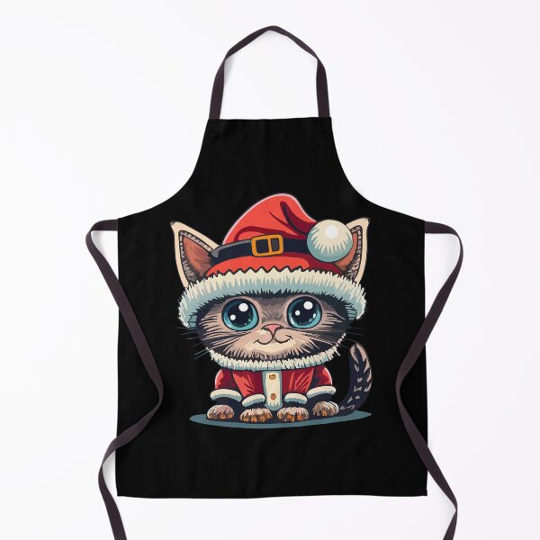 Item preview, Little cute Kitten in Santa Claus costume designed and sold by kreafox.