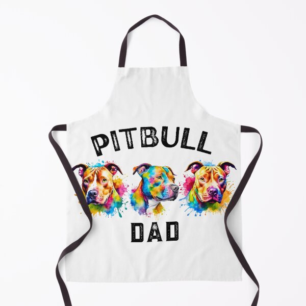 Item preview, Pitbull Dad Watercolor designed and sold by Fredster1966.