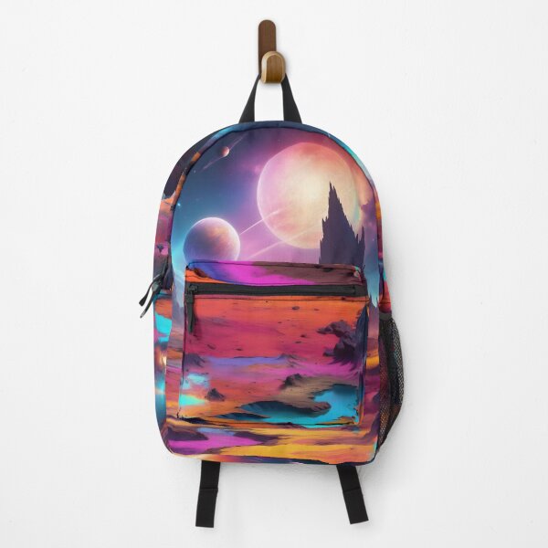 Item preview, Alien Horizon: Vivid Landscape and Space Nebula Digital Art designed and sold by Cominu-Arts.