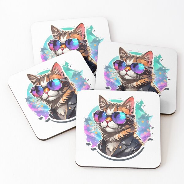 Item preview, Cat with sunglasses designed and sold by Gabriel0x.