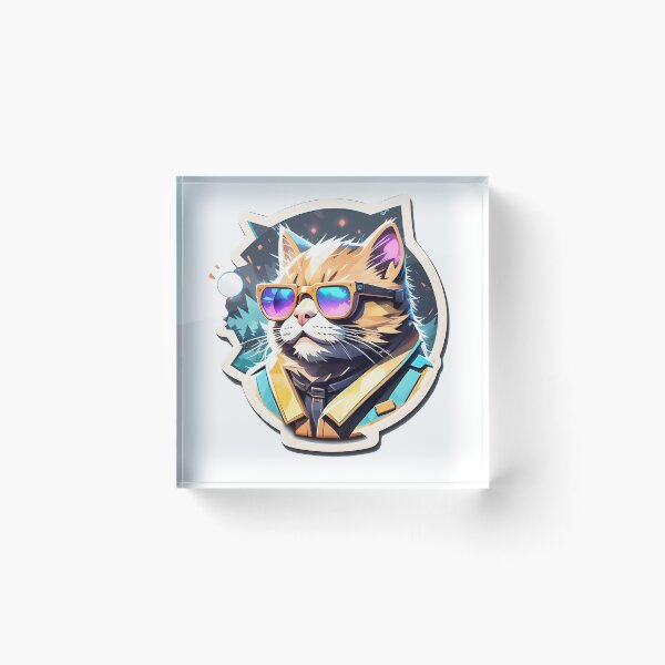 Item preview, Cat with sunglasses designed and sold by Gabriel0x.