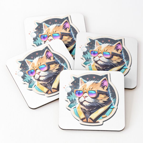 Item preview, Cat with sunglasses designed and sold by Gabriel0x.