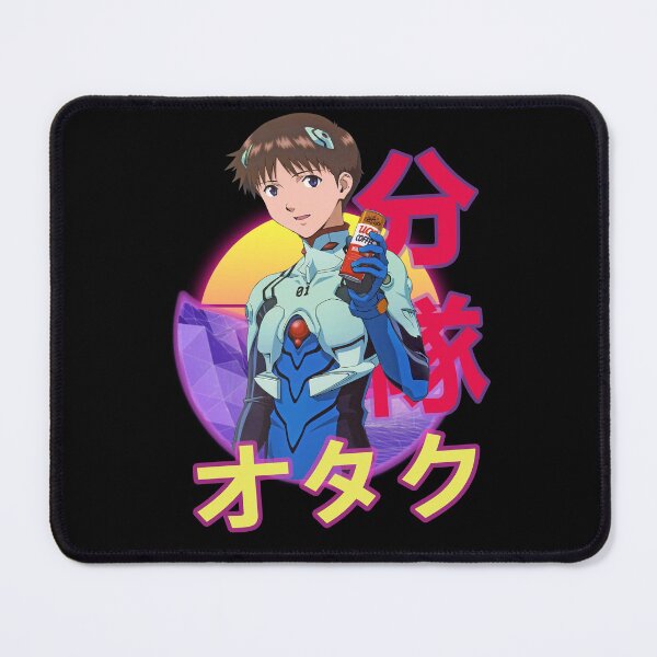 Item preview, Shinji Ikari Retro Sunset Design designed and sold by Wafusaurus.