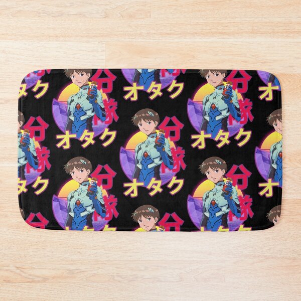 Item preview, Shinji Ikari Retro Sunset Design  designed and sold by Wafusaurus.