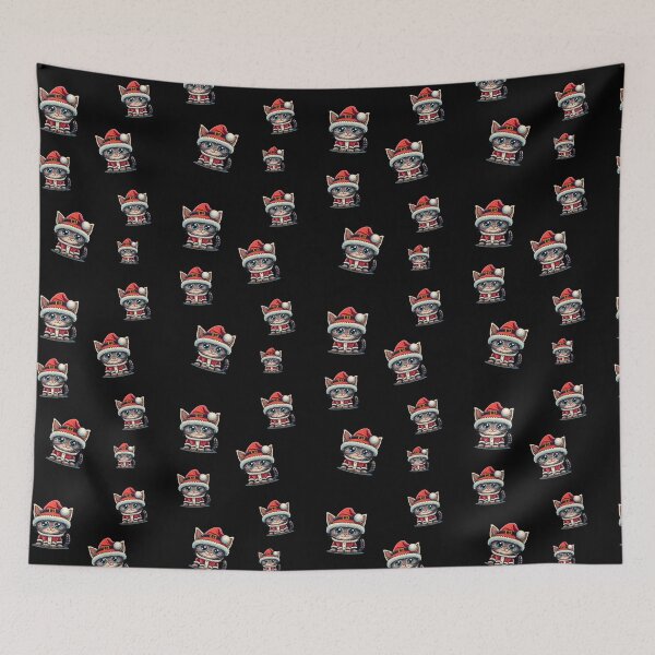 Item preview, Little cute Kitten in Santa Claus costume designed and sold by kreafox.