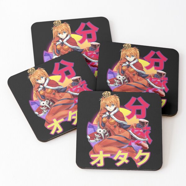 Item preview, Asuka Langley Soryu Retro Sunset Design  designed and sold by Wafusaurus.