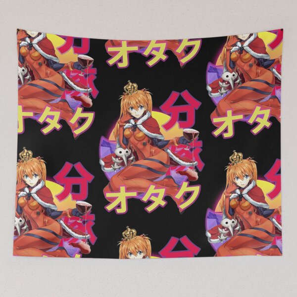 Item preview, Asuka Langley Soryu Retro Sunset Design  designed and sold by Wafusaurus.