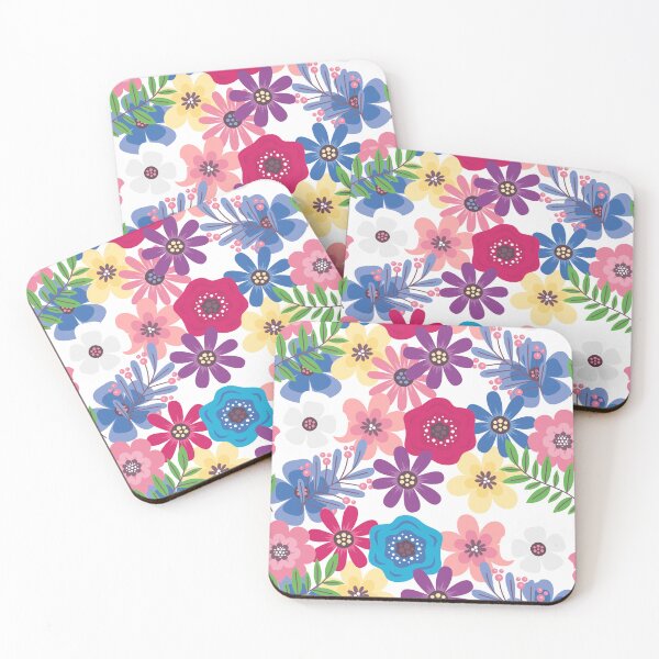 Item preview, Pastel flowers pattern designed and sold by Dreamforia.