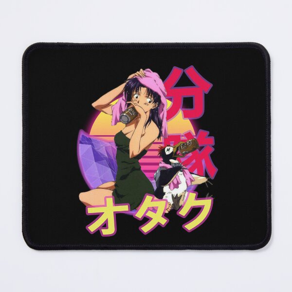 Item preview, Misato Katsuragi Retro Sunset Design designed and sold by Wafusaurus.