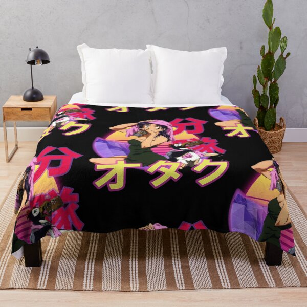 Item preview, Misato Katsuragi Retro Sunset Design designed and sold by Wafusaurus.