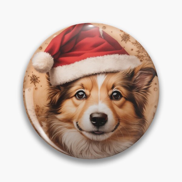 Item preview, Christmas with Sheltie: The Gentle Alertness of Wood (Pyro Pets Art - 222) designed and sold by pyropetsart.