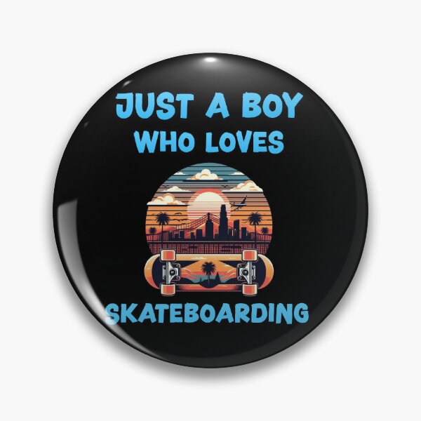 Item preview, Just a boy who loves skateboarding designed and sold by HeadTurningArt.