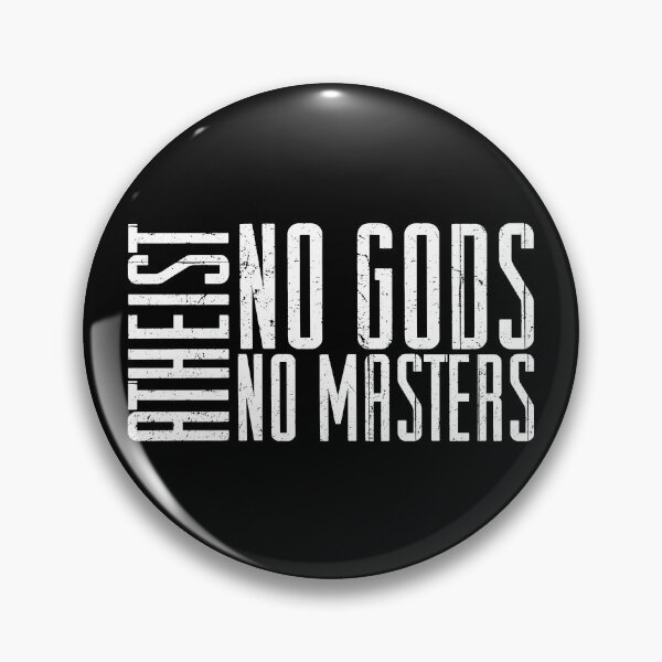 Item preview, Atheist - No Masters  designed and sold by WFLAtheism.