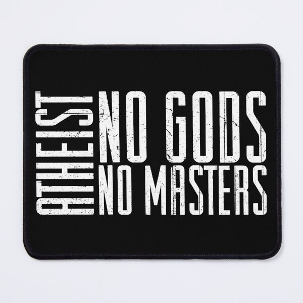 Item preview, Atheist - No Masters designed and sold by WFLAtheism.