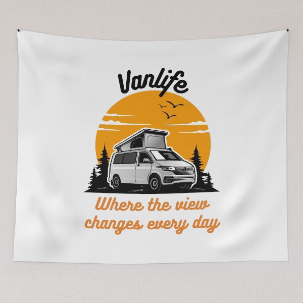Item preview, Vanlife, where the view changes every day in English designed and sold by PausePapote.