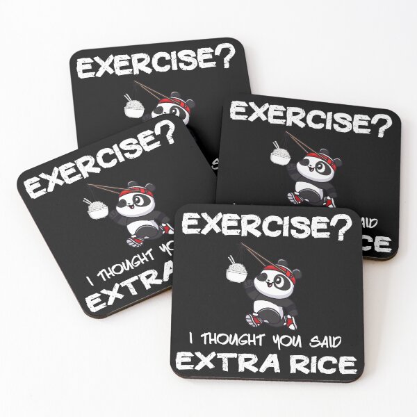 Item preview, Exercise I Thought You Said Extra Rice designed and sold by missoumart.
