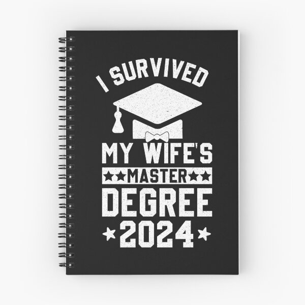 Item preview, 2024 wife's Master Degree Graduation designed and sold by PURPLE DIAMOND.