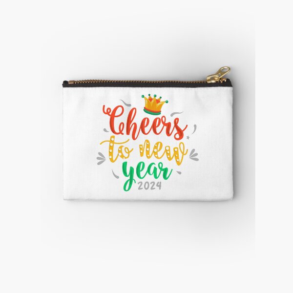 Item preview, cheers, cheerstonewyear, 2024, newyearcelebrations, crown, newstart, resolution, newyearresolution, designed and sold by Designstation74.