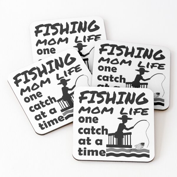 Item preview, Fishing Mom Life, one catch at a time. Girl, Woman, daughter, Mom Fishing,  designed and sold by Verle-art.