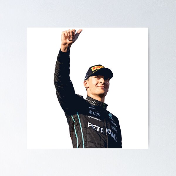 Item preview, George Russell Mercedes F1 Podium designed and sold by igniteimage.