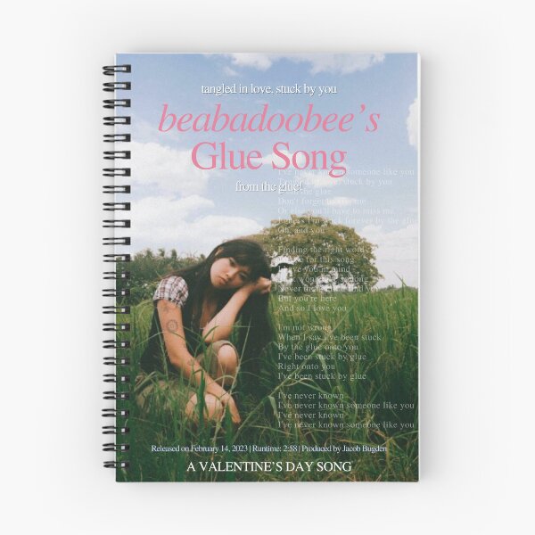 Item preview, Beabadoobee's Glue Song Poster designed and sold by deedee.edits.