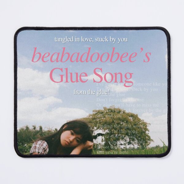 Item preview, Beabadoobee's Glue Song Poster designed and sold by deedee.edits.