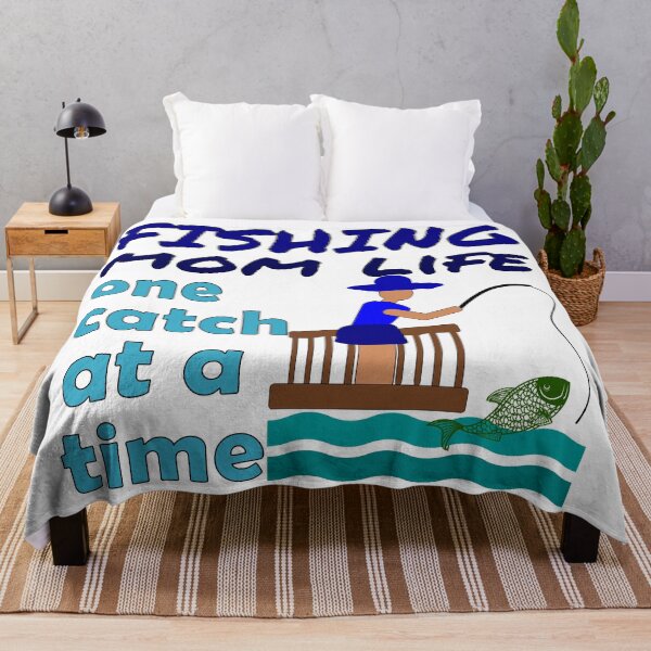 Item preview, Fishing Mom Life, one catch at a time. Girl, Woman, daughter, Mom Fishing, designed and sold by Verle-art.