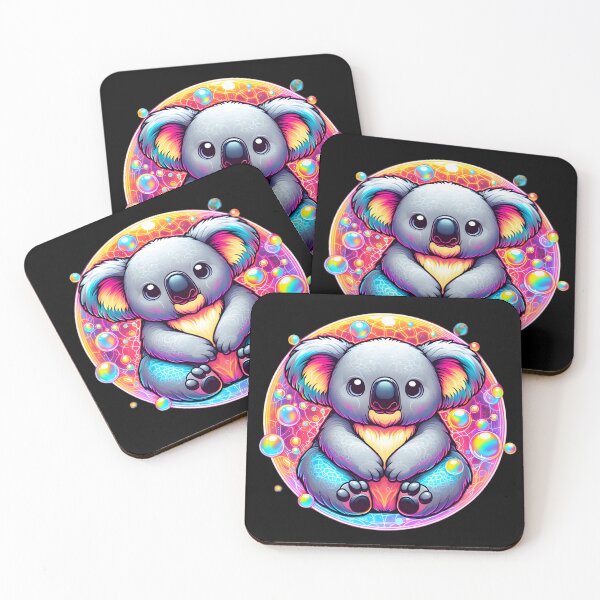 Item preview, Prismatic Dreams: Koala's Cosmic Holograph designed and sold by AI-Only Creations.