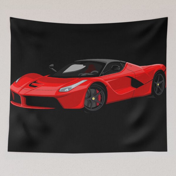 Item preview, ferrari laferraro car vector design designed and sold by wisnubayuaji.