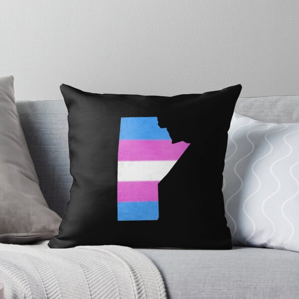 Item preview, Province Of Manitoba - Transgender Pride Flag designed and sold by BackgroundPixel.