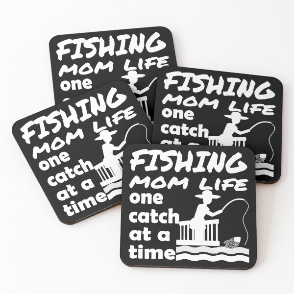 Item preview, Fishing Mom Life, one catch at a time. Girl, Woman, daughter, Mom Fishing,  designed and sold by Verle-art.