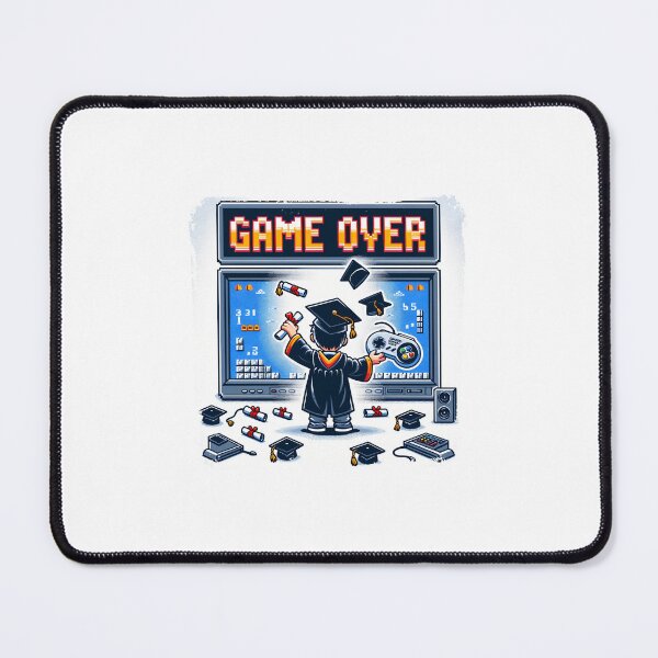 Item preview, Game Over: Graduation Achievement Unlocked designed and sold by Upetees.