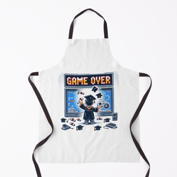 Item preview, Game Over: Graduation Achievement Unlocked designed and sold by Upetees.