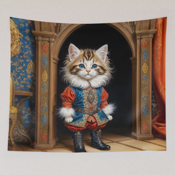 Item preview, Cat in boots and camisole designed and sold by AnnArtshock.