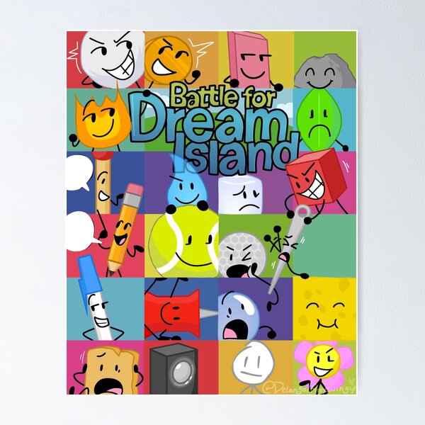 Item preview, BFDI Cast Photo designed and sold by delangodesigns.